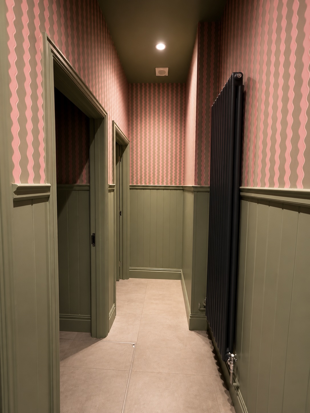 Rhubarb office washroom corridor